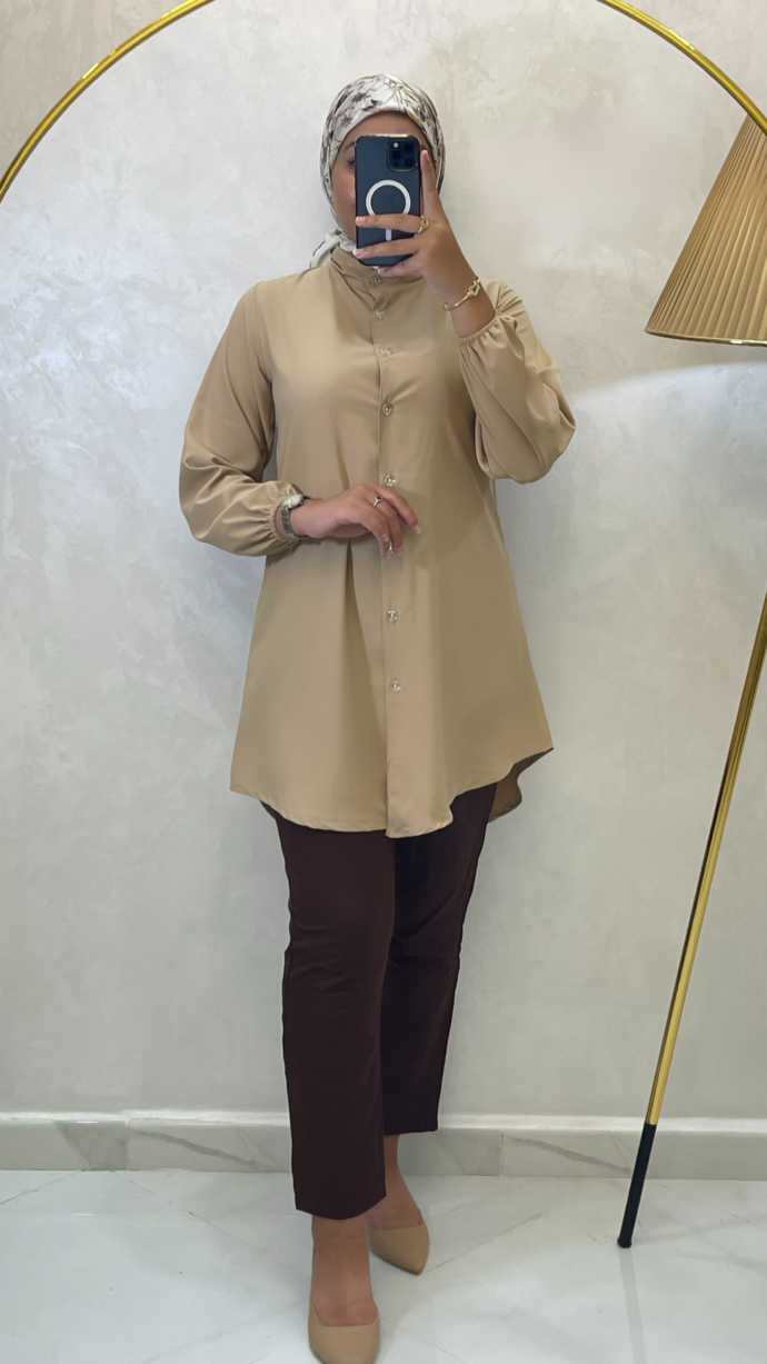 ⁦"شوميز أنيق بألوان زاهية لإطلالة عصرية"⁩ - الصورة ⁦3⁩